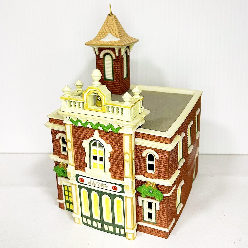 Dept 56 Disneyland Fire Department #105 Village Series 1994